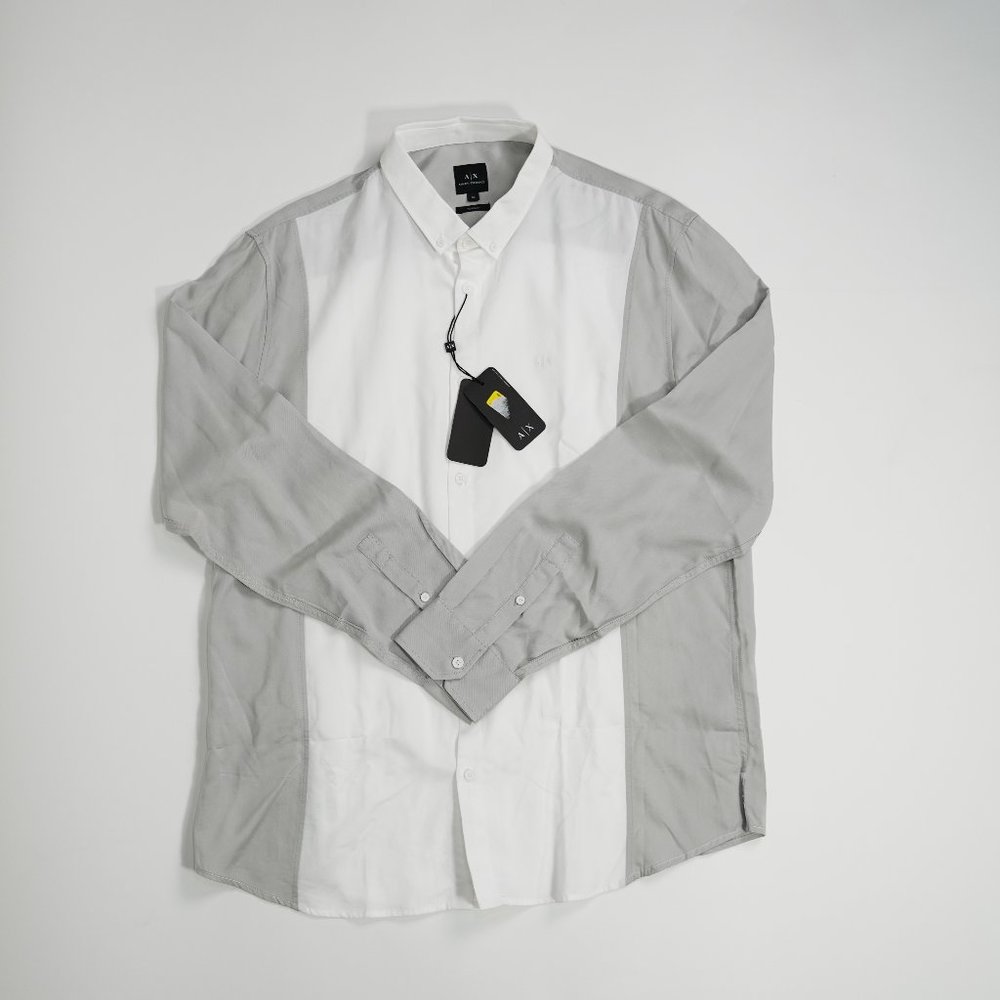 🔥 NWT Armani Exchange Size XL Long Sleve Shirt